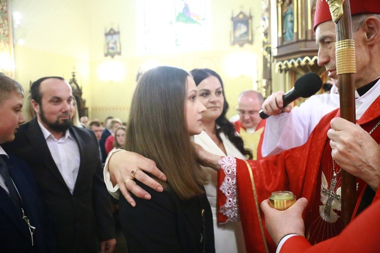 Bierzmowanie w Cikowicach