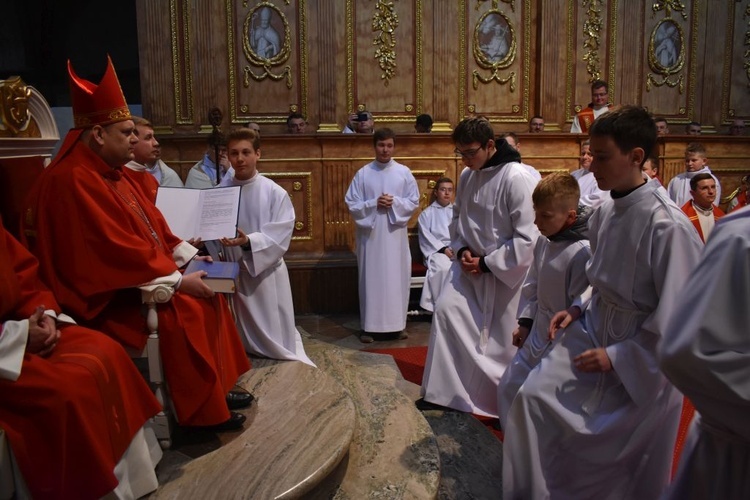 Ministranci z całej diecezji przyjechali dziś na pielgrzymkę do Paradyża