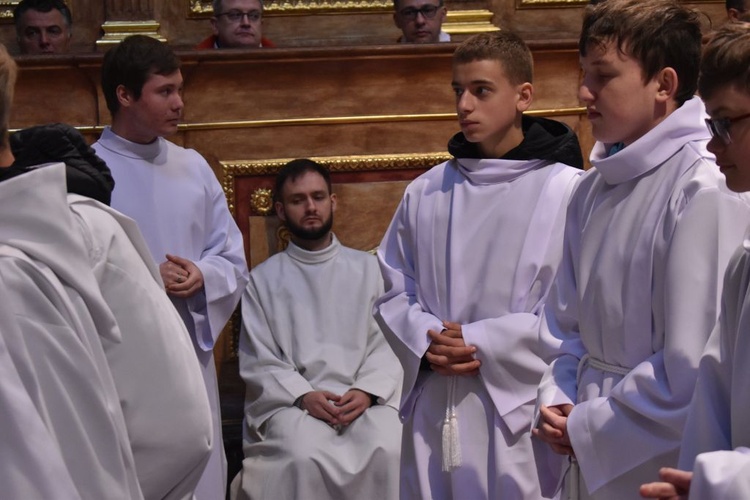 Ministranci z całej diecezji przyjechali dziś na pielgrzymkę do Paradyża