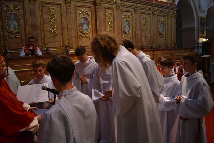 Ministranci z całej diecezji przyjechali dziś na pielgrzymkę do Paradyża