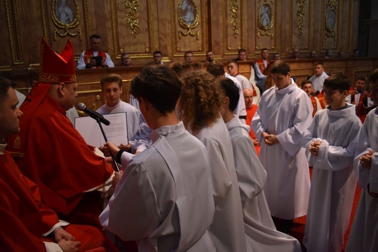 Ministranci z całej diecezji przyjechali dziś na pielgrzymkę do Paradyża