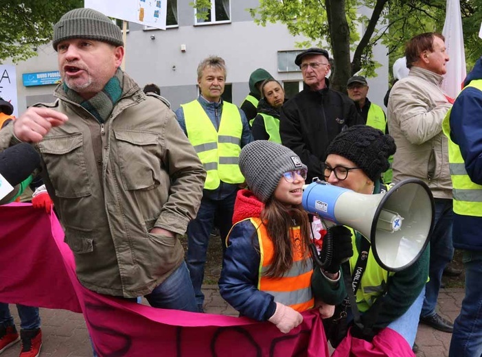 Protest w Libiążu 2023