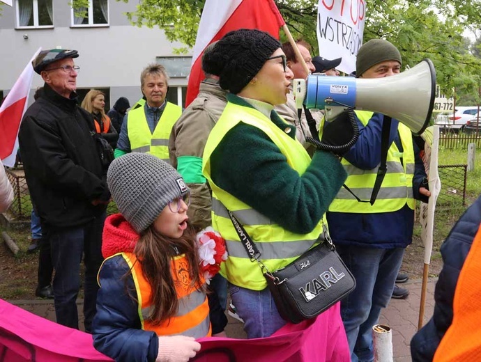 Protest w Libiążu 2023