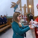 Bierzmowanie w Łękach Górnych