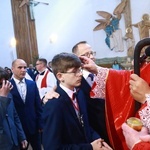 Bierzmowanie w Łękach Górnych