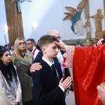 Bierzmowanie w Łękach Górnych