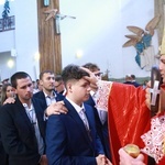 Bierzmowanie w Łękach Górnych