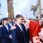 Bierzmowanie w Łękach Górnych