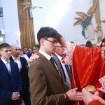 Bierzmowanie w Łękach Górnych