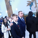 Bierzmowanie w Łękach Górnych