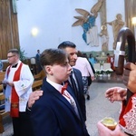 Bierzmowanie w Łękach Górnych