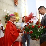 Bierzmowanie w Łękach Górnych