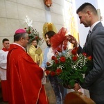 Bierzmowanie w Łękach Górnych