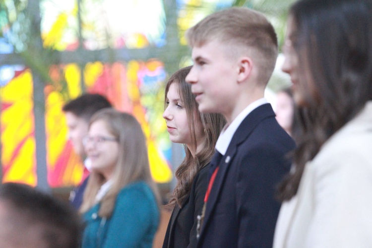 Bierzmowanie w Łękach Górnych