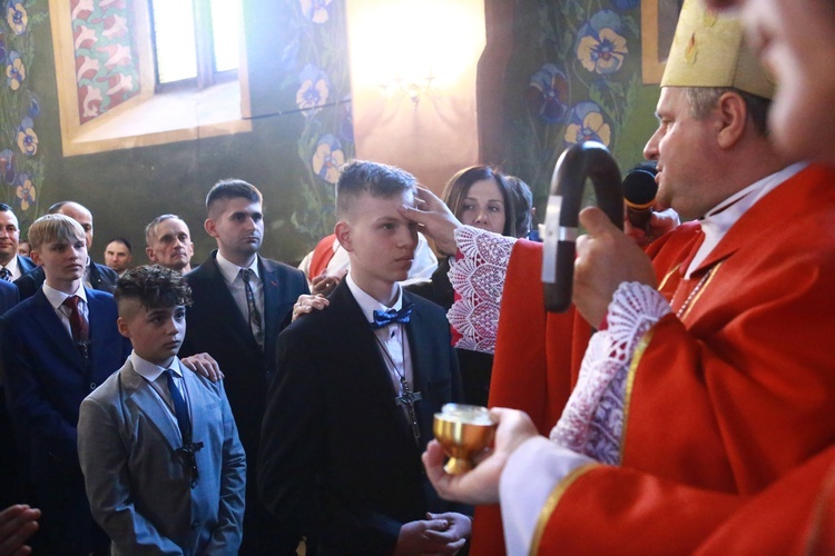 Bierzmowanie w Pilźnie