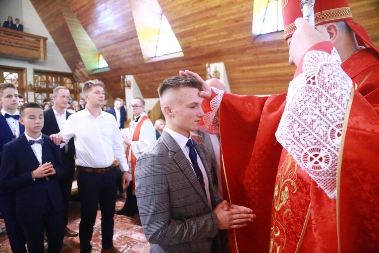 Bierzmowanie w Kąclowej