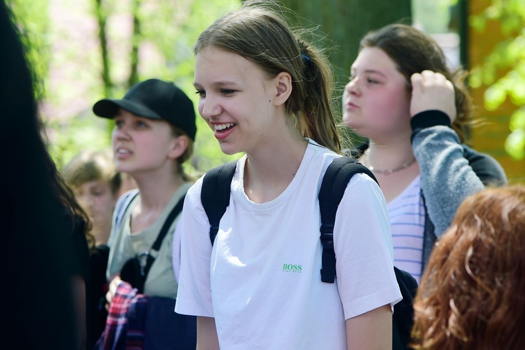 Pielgrzymka ósmoklasistów do Gietrzwałdu