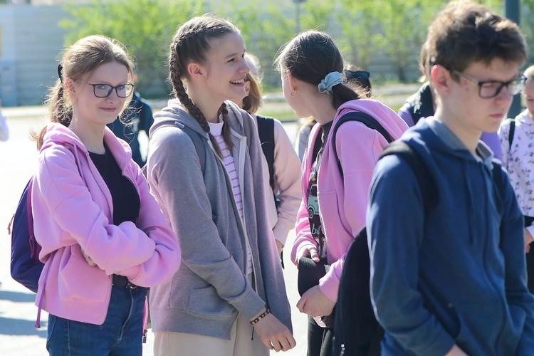 Pielgrzymka ósmoklasistów do Gietrzwałdu