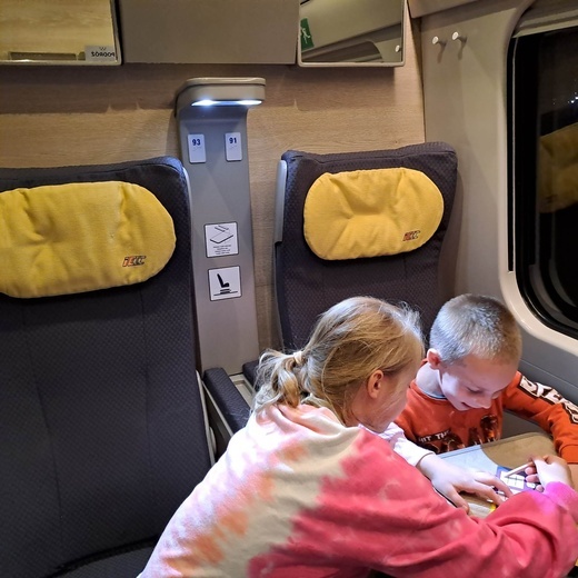 Dzień Dziecka w pociągu
