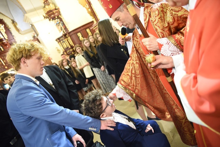 Bierzmowanie u św. Elżbiety w Starym Sączu