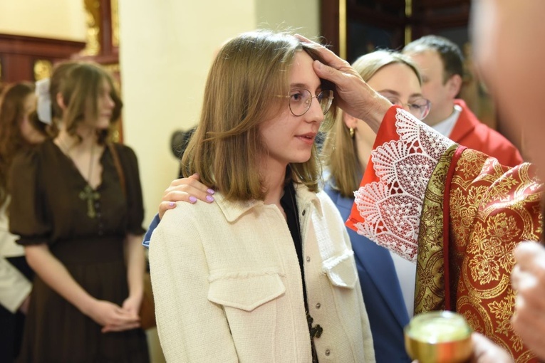 Bierzmowanie u św. Elżbiety w Starym Sączu