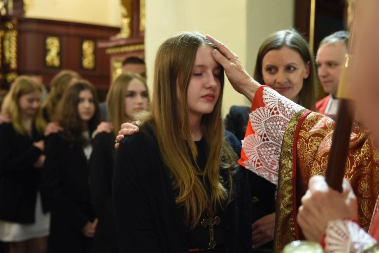 Bierzmowanie u św. Elżbiety w Starym Sączu