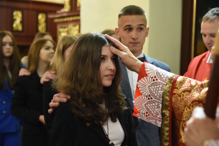 Bierzmowanie u św. Elżbiety w Starym Sączu