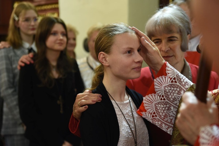 Bierzmowanie u św. Elżbiety w Starym Sączu