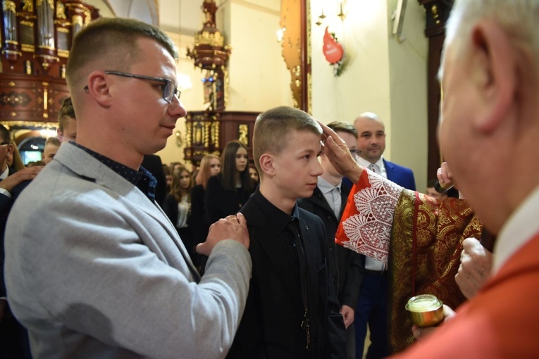 Bierzmowanie u św. Elżbiety w Starym Sączu