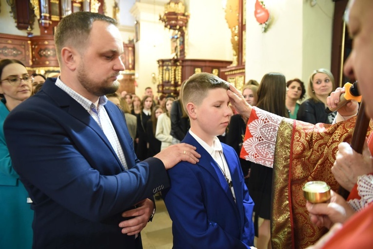 Bierzmowanie u św. Elżbiety w Starym Sączu