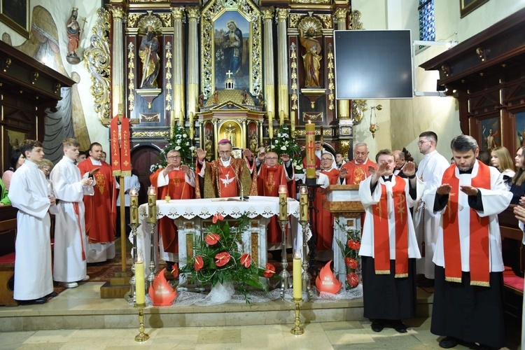 Bierzmowanie u św. Elżbiety w Starym Sączu