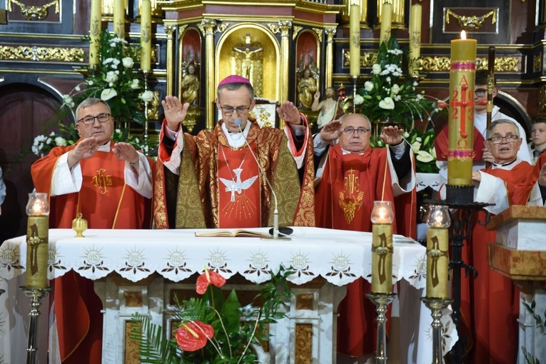 Bierzmowanie u św. Elżbiety w Starym Sączu