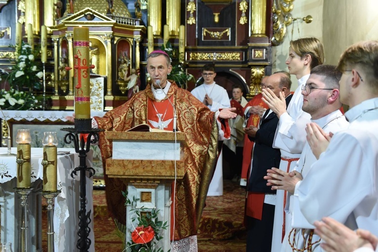 Bierzmowanie u św. Elżbiety w Starym Sączu