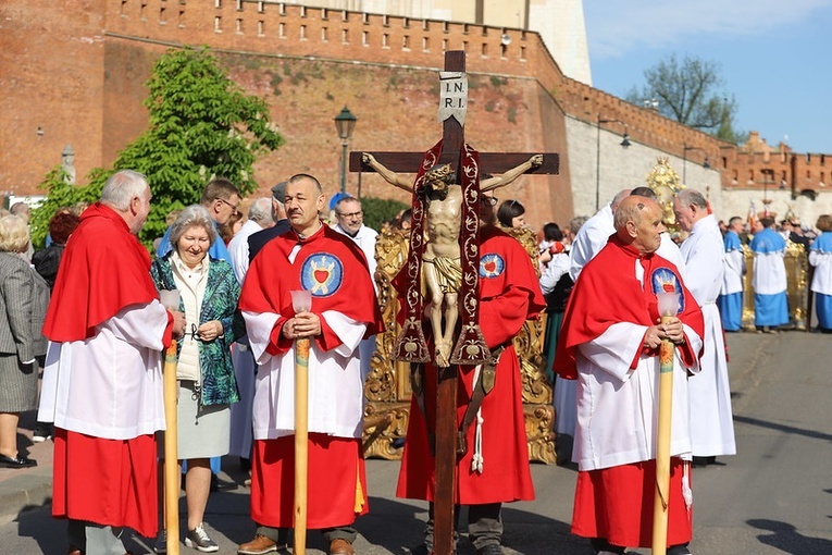 Procesja św. Stanisława z Wawelu na Skałkę