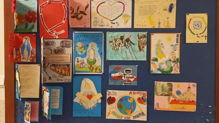 Misyjne prace dzieci z przedszkola