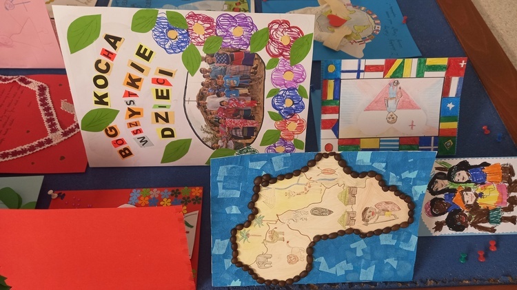 Misyjne prace dzieci z przedszkola