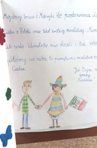 Misyjne prace dzieci z przedszkola