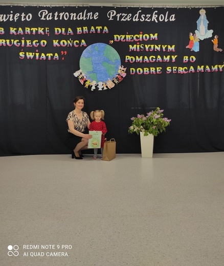 Misyjne prace dzieci z przedszkola