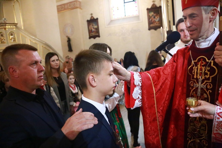 Bierzmowanie w Podegrodziu