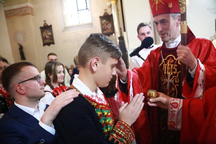 Bierzmowanie w Podegrodziu