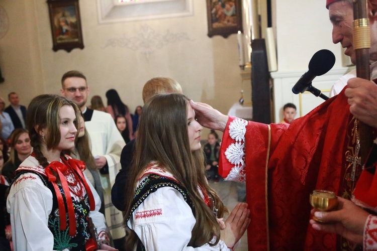 Bierzmowanie w Podegrodziu