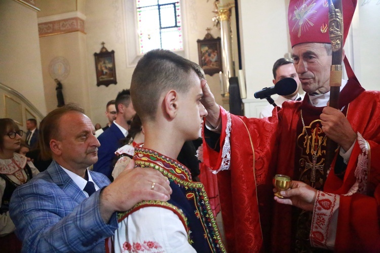 Bierzmowanie w Podegrodziu