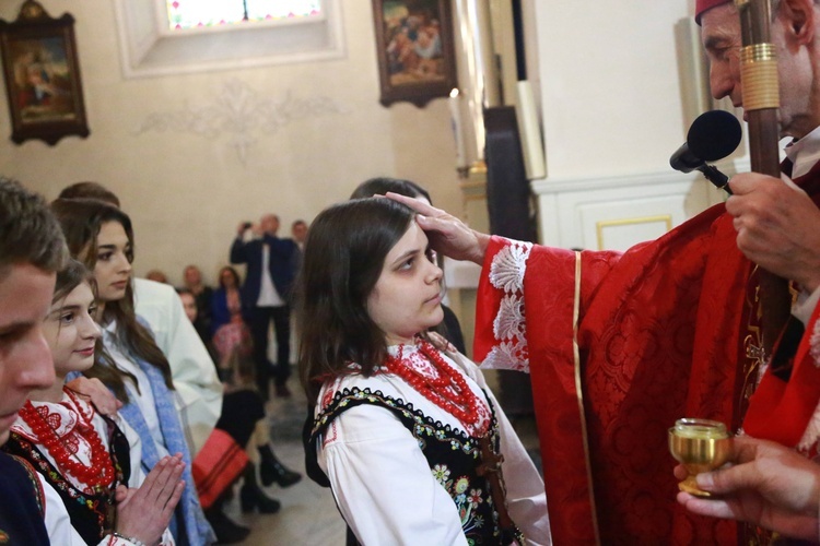 Bierzmowanie w Podegrodziu