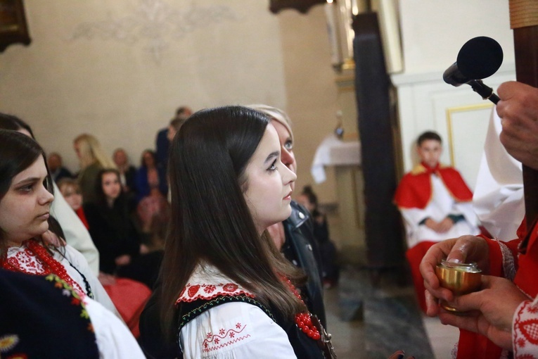 Bierzmowanie w Podegrodziu