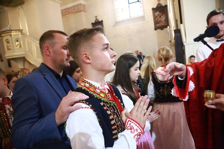 Bierzmowanie w Podegrodziu