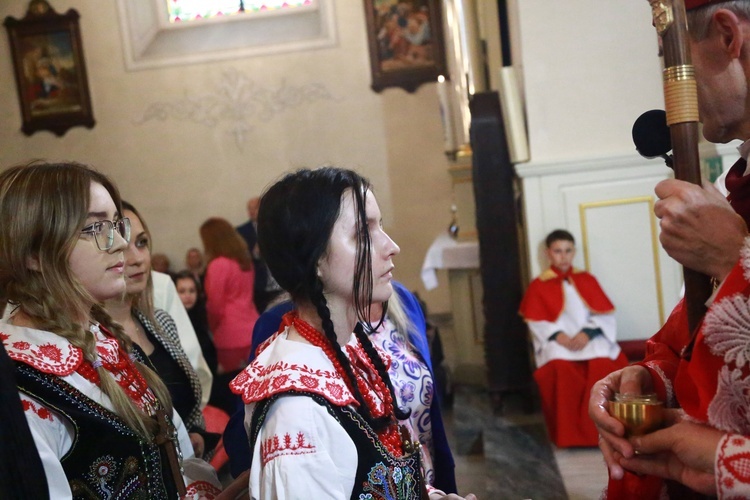 Bierzmowanie w Podegrodziu