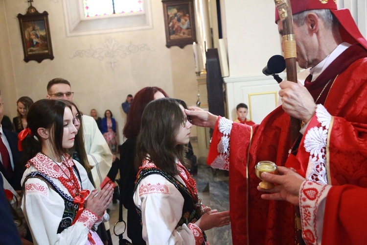 Bierzmowanie w Podegrodziu