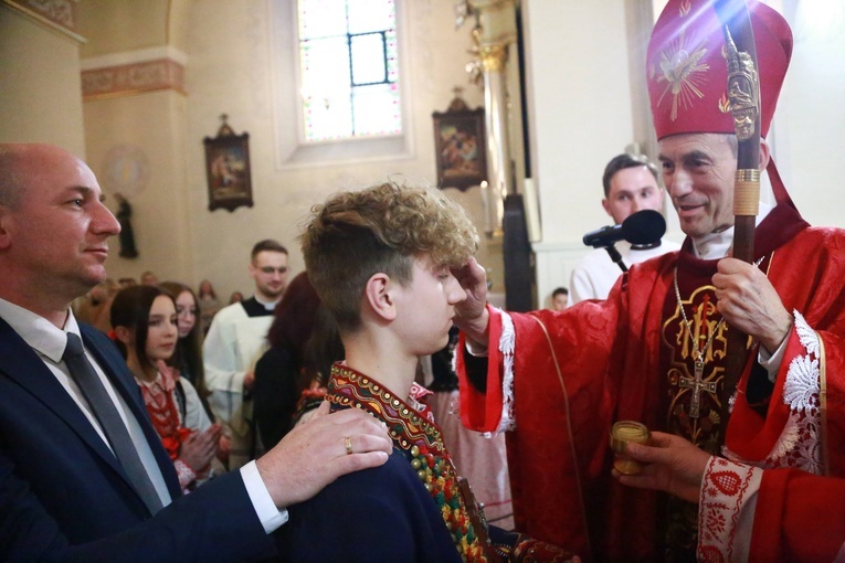 Bierzmowanie w Podegrodziu