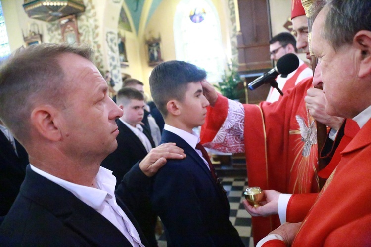 Bierzmowanie w Przecławiu