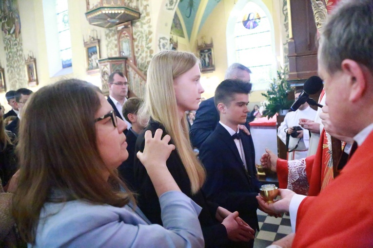 Bierzmowanie w Przecławiu